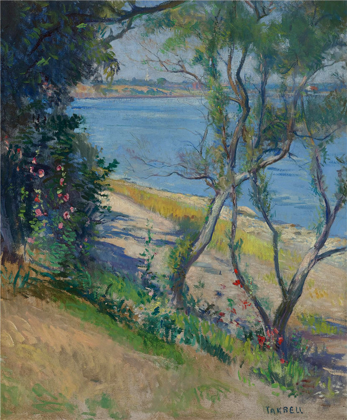 埃德蒙·查尔斯·塔贝尔（Edmund Charles Tarbell）作品-皮斯卡塔夸河景观，1925年