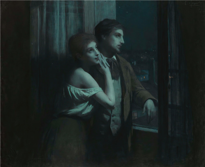 查尔斯·阿玛布尔·勒努瓦（CharlesAmableLenoir）作品-幻梦，1893年