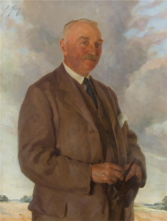 安娜·艾里（Anna Airy）作品-一对绅士肖像