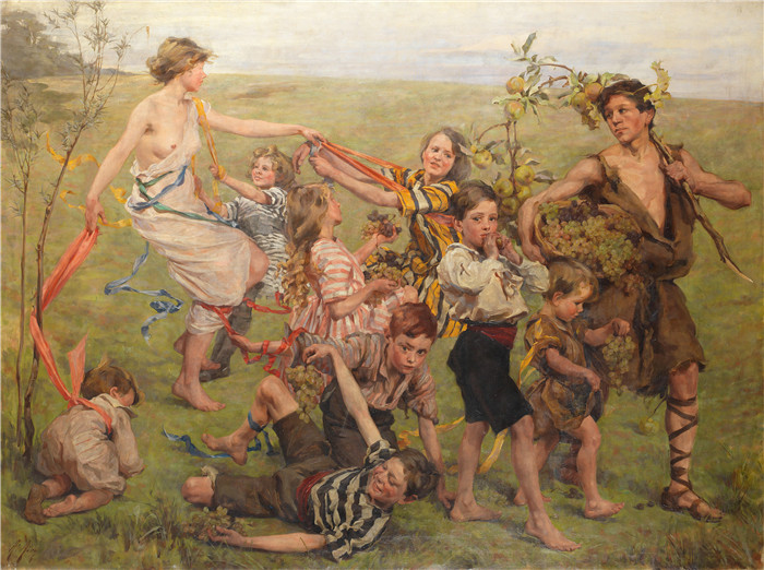 安娜·艾里（Anna Airy）作品-秋高气爽