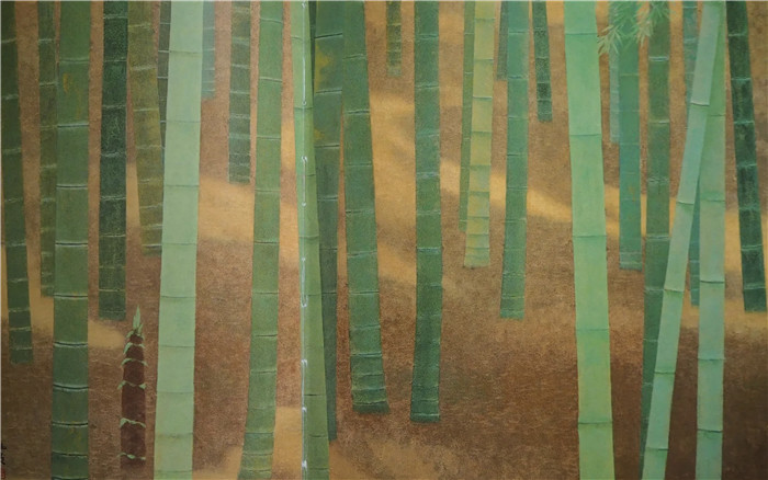 东山魁夷(Kaii Higashiyama)作品-竹林风景