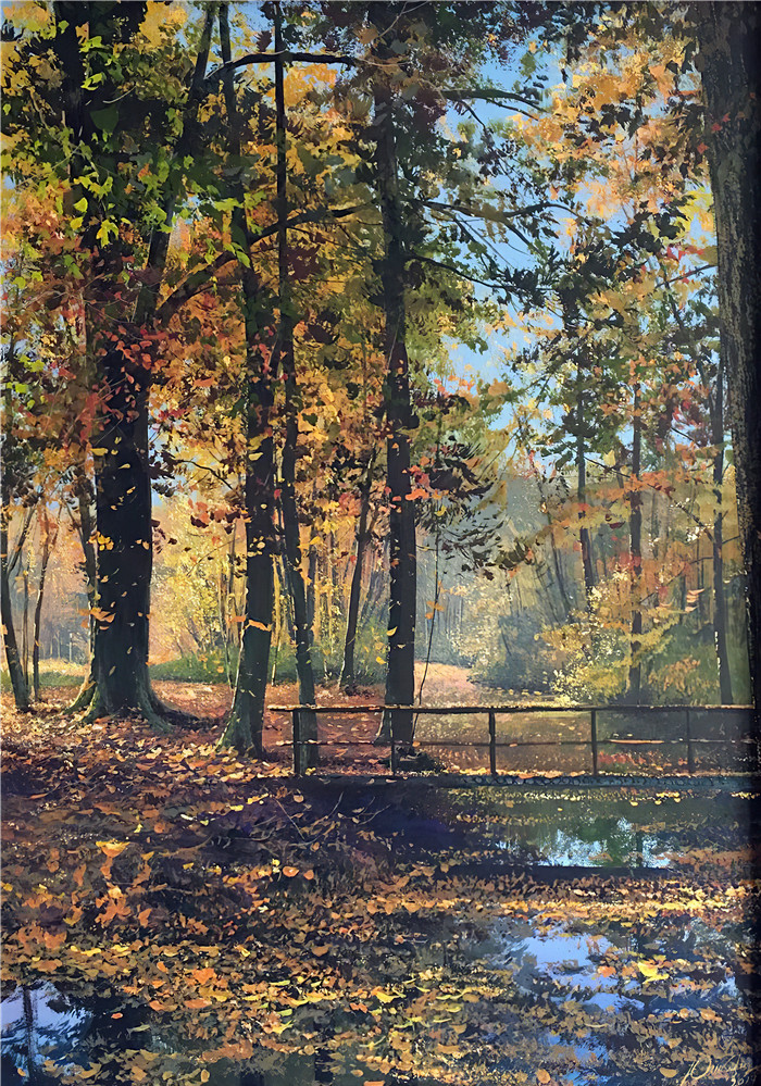 维克多·尤什凯维奇(Viktor Yushkevich)作品-风景高清油画 119