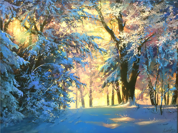 维克多·尤什凯维奇(Viktor Yushkevich)作品-风景高清油画 108