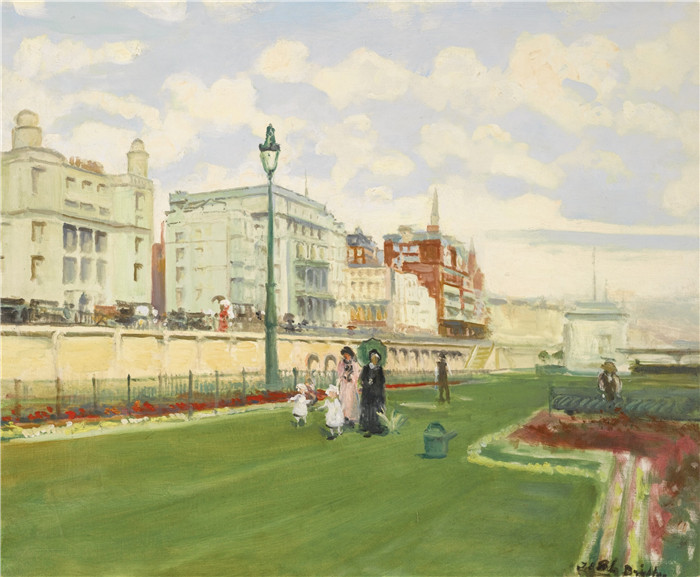 雅克-埃米尔·布兰奇(Jacques-Émile Blanche)高清作品-布莱顿,1929年