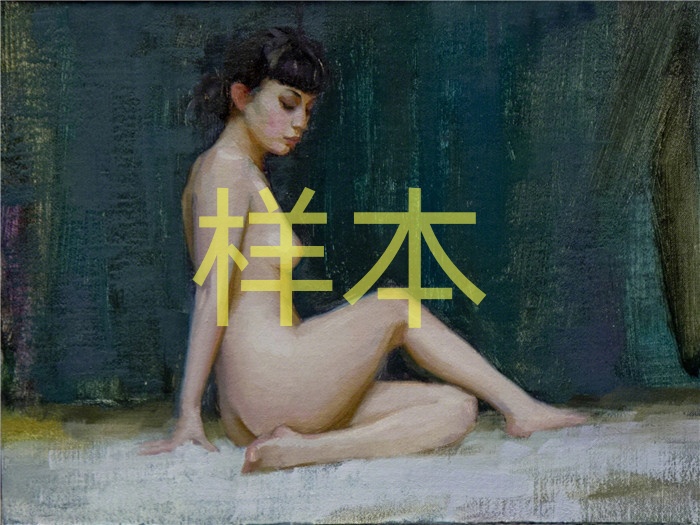 亚伦·韦斯特伯格(Aaron Westerberg)作品-坐着的裸体
