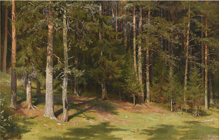 希施金 （Ivan I. Shishkin ） 作品-森林边缘