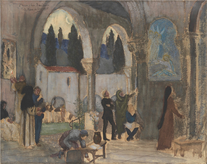皮埃尔·皮维·德·夏凡纳(Pierre Puvis de Chavannes)作品-基督教启示Christian Inspiration