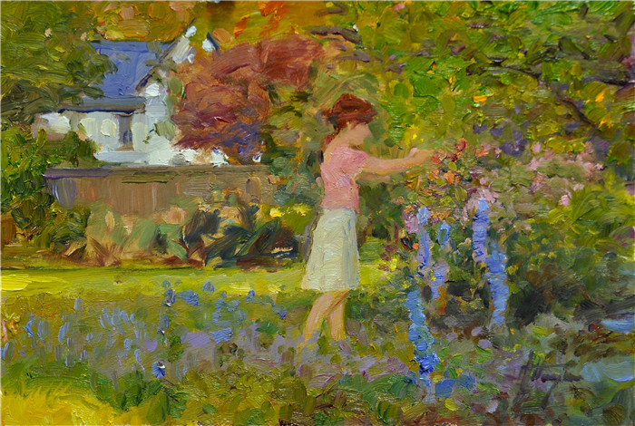大卫·赫廷格(David Hettinger) 高清作品-在花园里