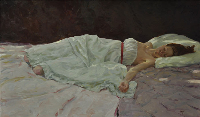 大卫·赫廷格(David Hettinger) 高清作品-睡着的女子