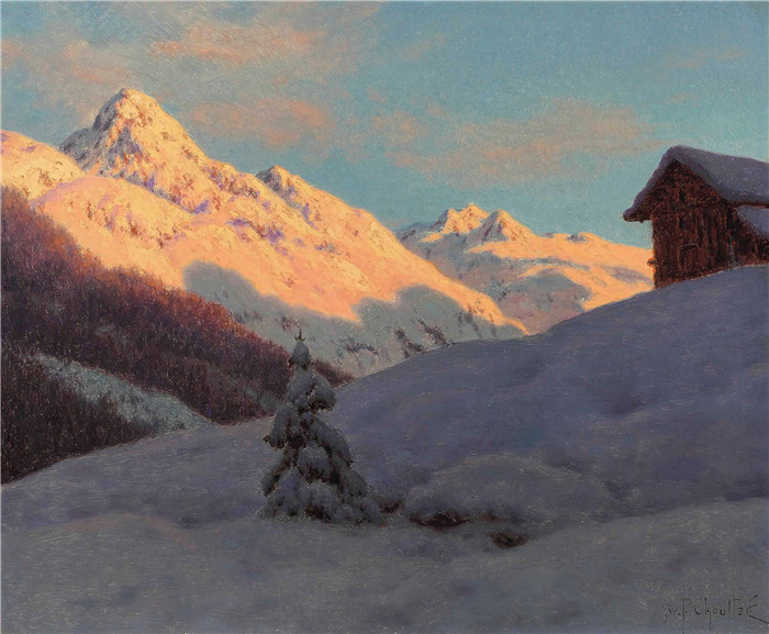 伊万·费多罗维奇·乔尔塞(Ivan Fedorovich Choultsé)作品-Engadine峰
