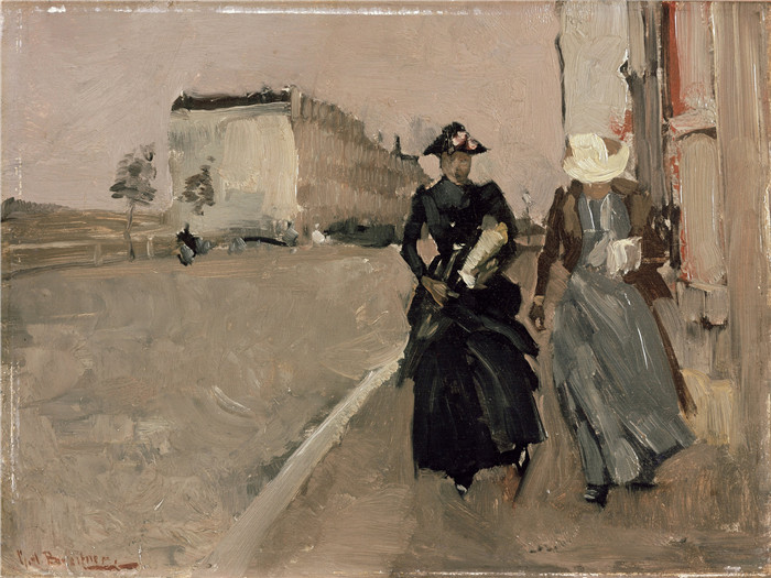 乔治·亨德里克·布莱特纳(George Hendrik Breitner)作品-阵风