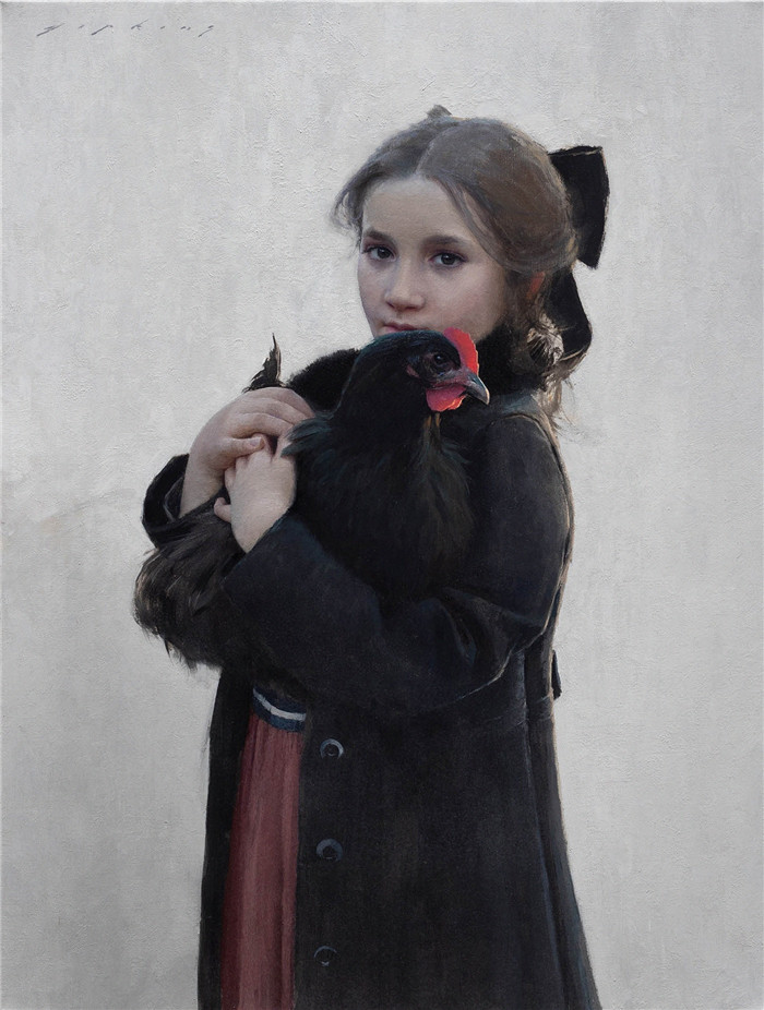 杰里米·利普金(Jeremy Lipking) 高清作品-Catherine La Rose