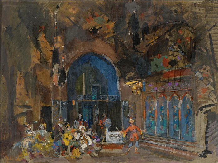 康斯坦丁 柯罗文(Constantin Korovin)高清作品-《驼背小马2》服装设计