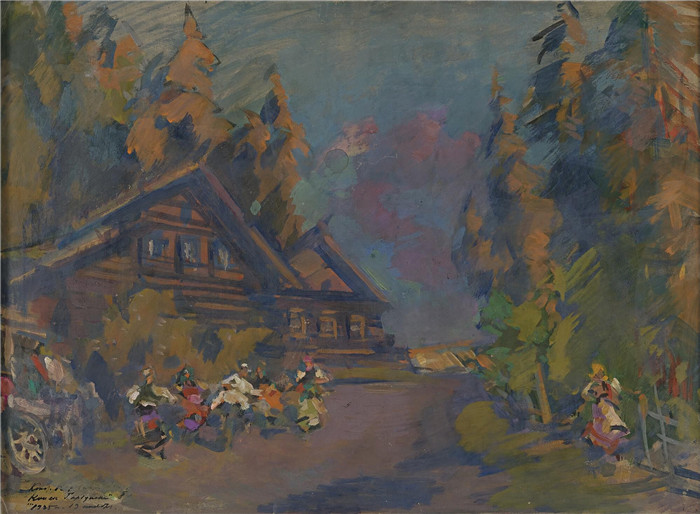 康斯坦丁 柯罗文(Constantin Korovin)高清作品-《驼背小马3》服装设计