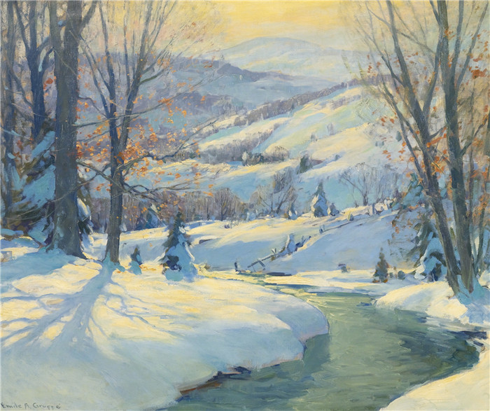 埃米尔·阿尔伯特·格鲁佩（Emile Albert Gruppe）高清作品-新罕布什尔州