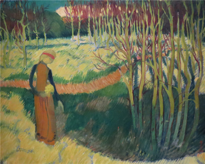 莫里斯·丹尼斯(Maurice Denis)高清作品-罗马式图案Motif Romanesque