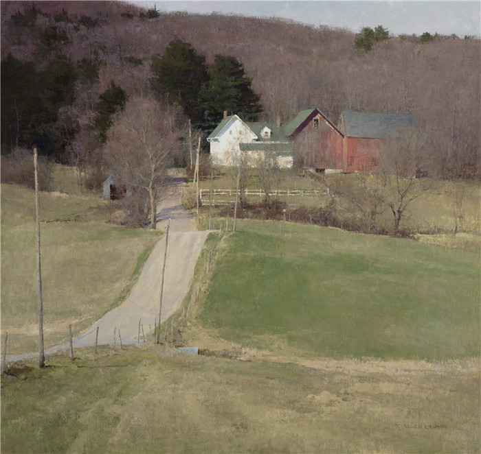 T·艾伦·劳森(T. Allen Lawson)高清作品-春天 Early-Signs-Of-Spring