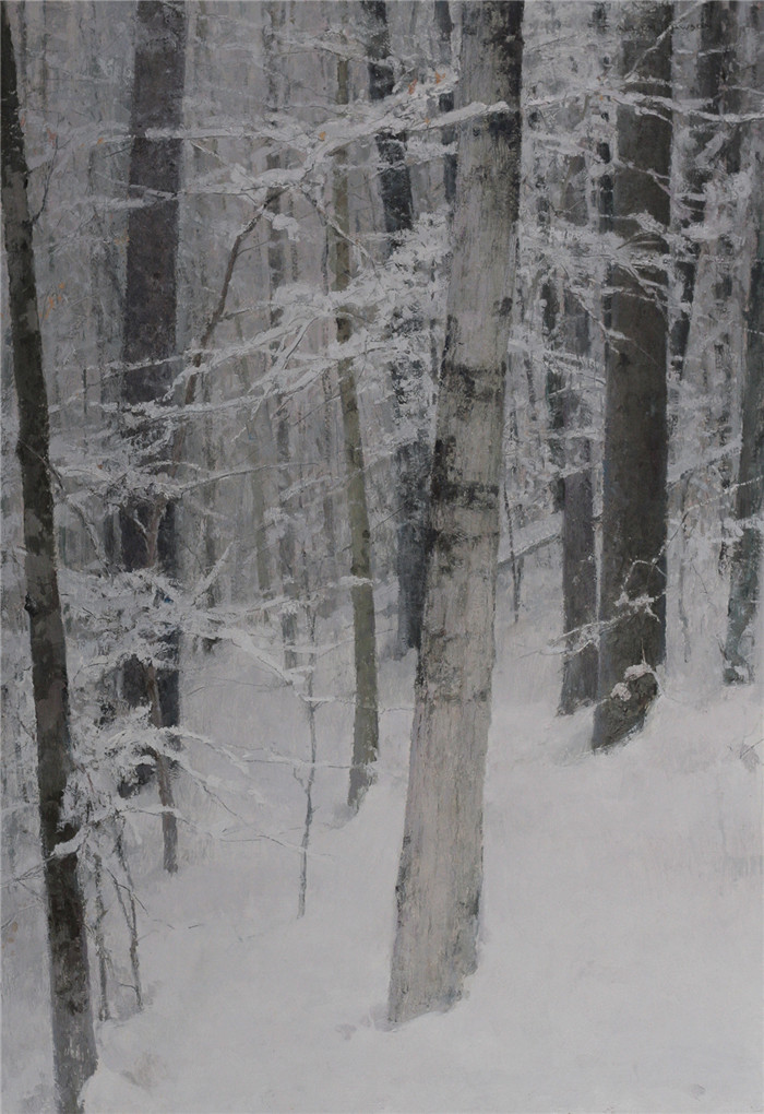 T·艾伦·劳森(T. Allen Lawson)高清作品-冬季风景Winter Interior