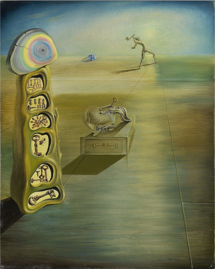 萨尔瓦多·达利 (Salvador Dali)高清-无题(超现实主义)Untitled (Surrealist Composition) (1930)