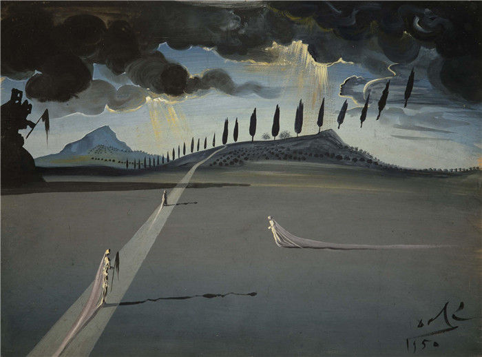 萨尔瓦多·达利 (Salvador Dali)高清-唐璜舞台设计1950年