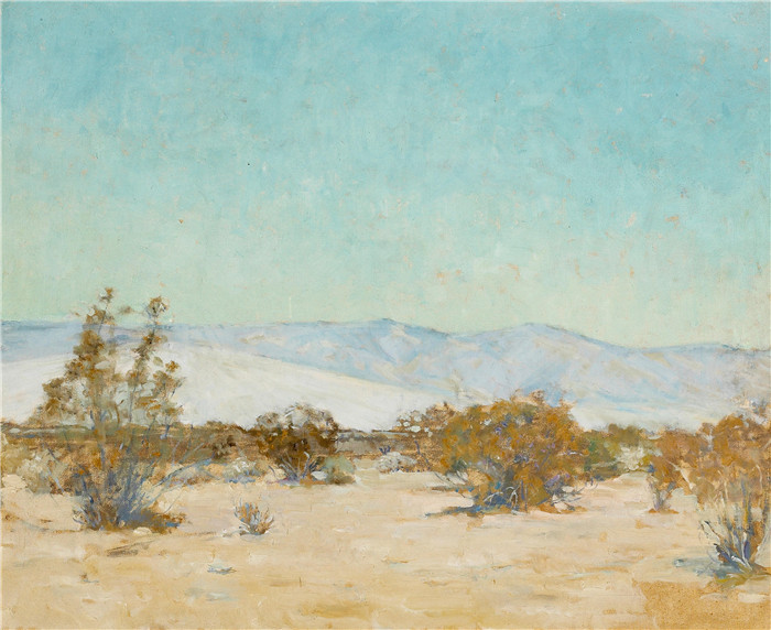 阿尔森•斯金纳•克拉克 (Alson Skinner Clark)高清作品-沙漠景观