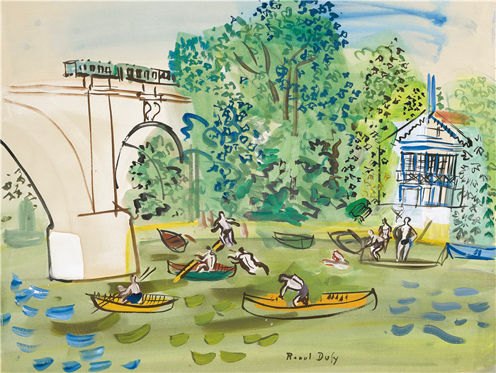 《诺贡的独木舟》Les Canotiers à Nogent, 1939