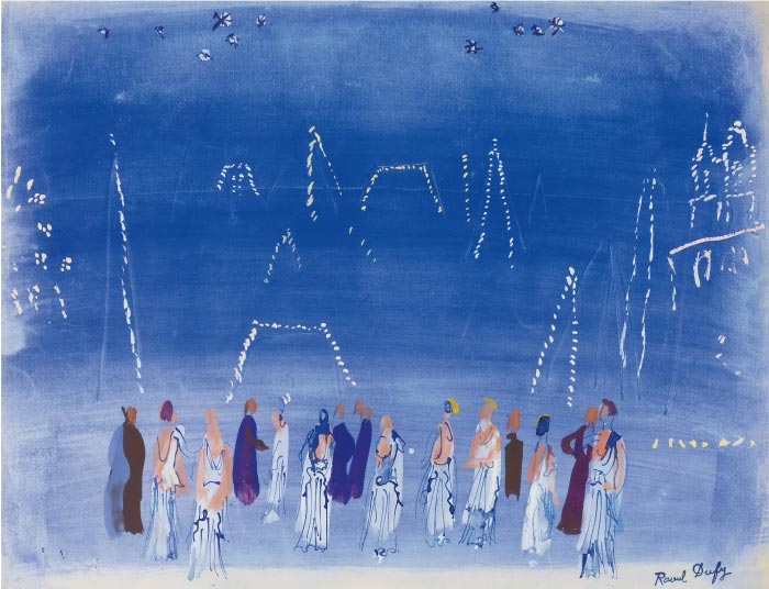 拉乌尔·杜菲(Raoul Dufy)高清作品-接待工作