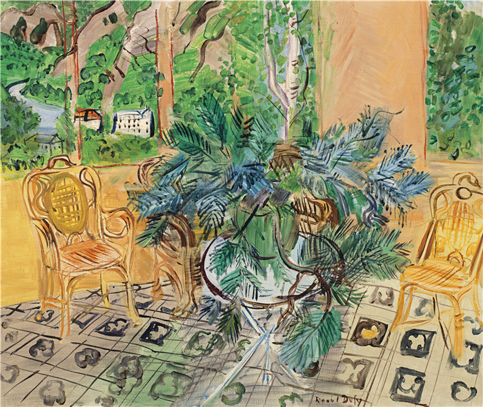 拉乌尔·杜菲(Raoul Dufy)高清作品-露台
