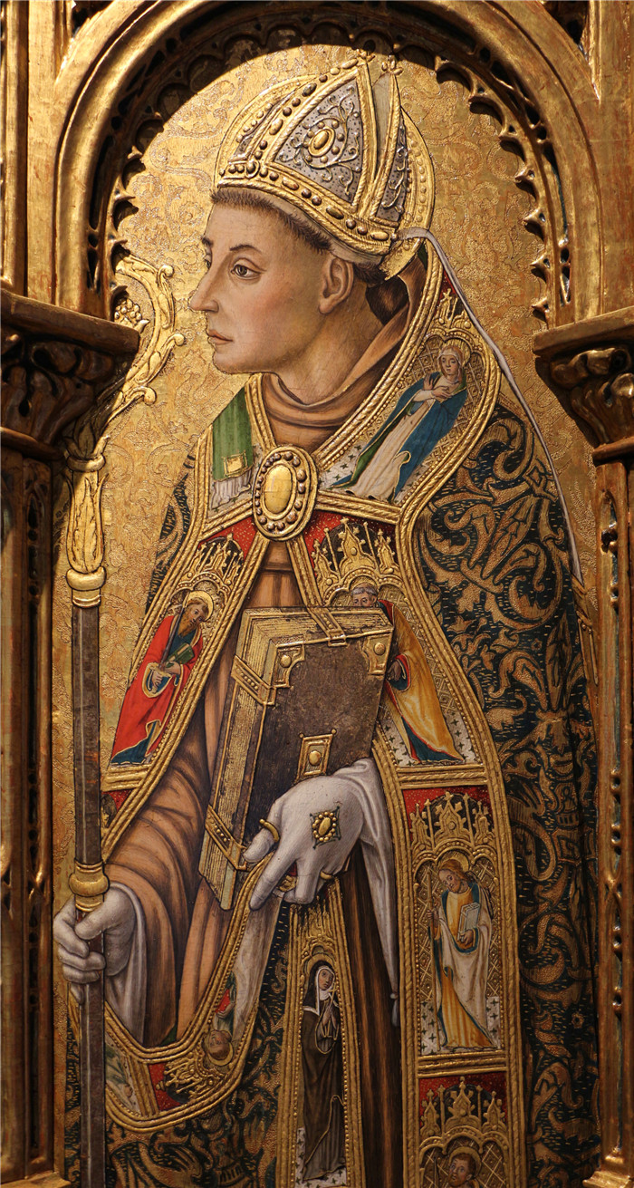 圣母加冕礼的多联画 11-维托雷·克里维利(Vittorio Crivelli)