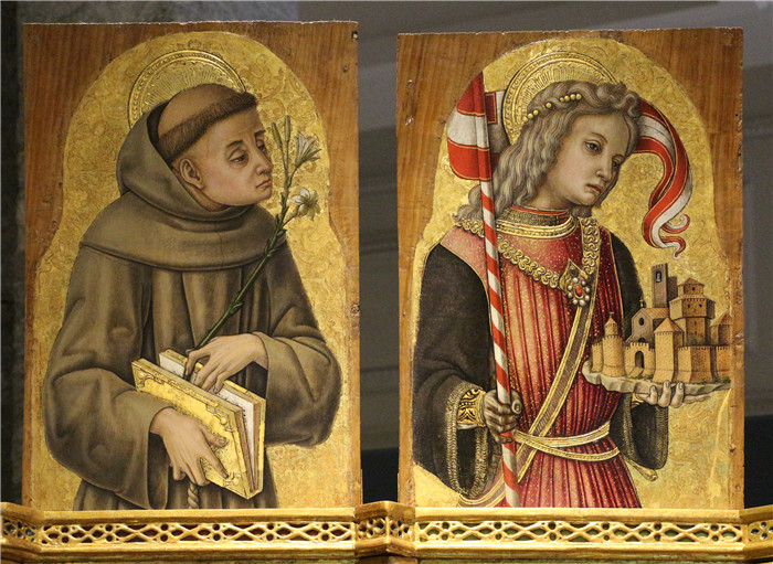 维托雷·克里维利(Vittorio Crivelli)高清作品-圣母加冕礼的多联画 polittico dell'incoronazione della vergine, 1480- 02