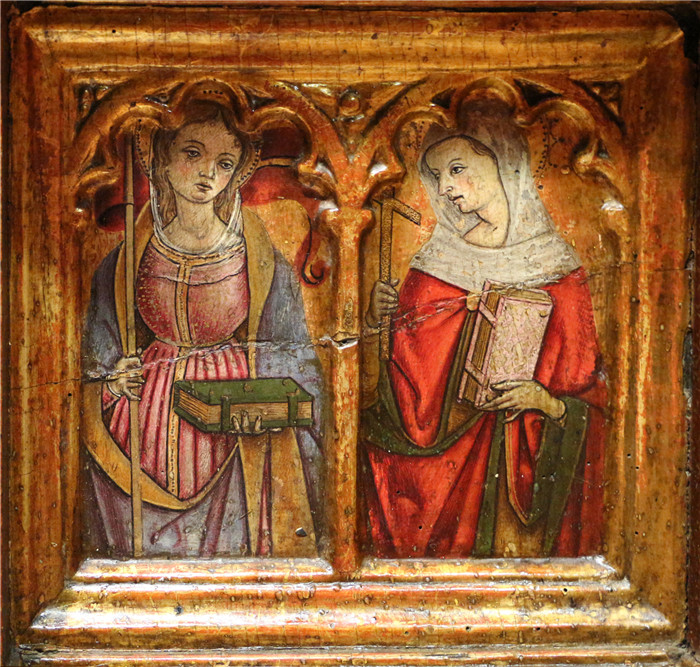 维托雷·克里维利(Vittorio Crivelli)高清作品-圣塞维里诺的多联画polittico di san severino, 1482 09