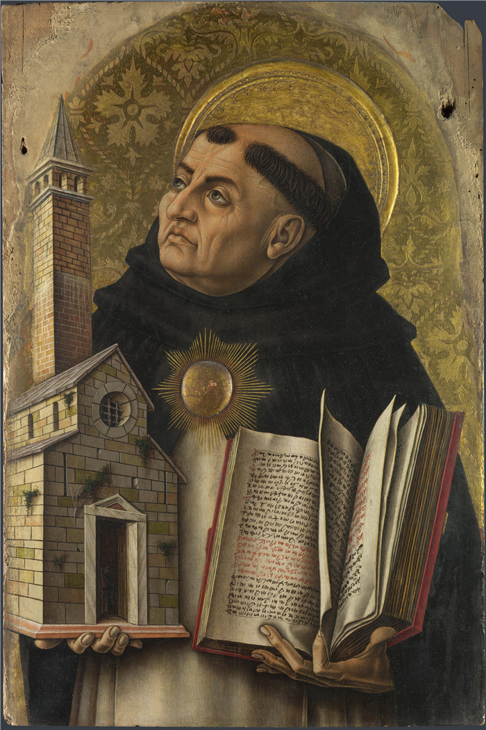 卡洛·克里维利(Carlo Crivelli)作品-阿奎奈Saint Thomas Aquinas