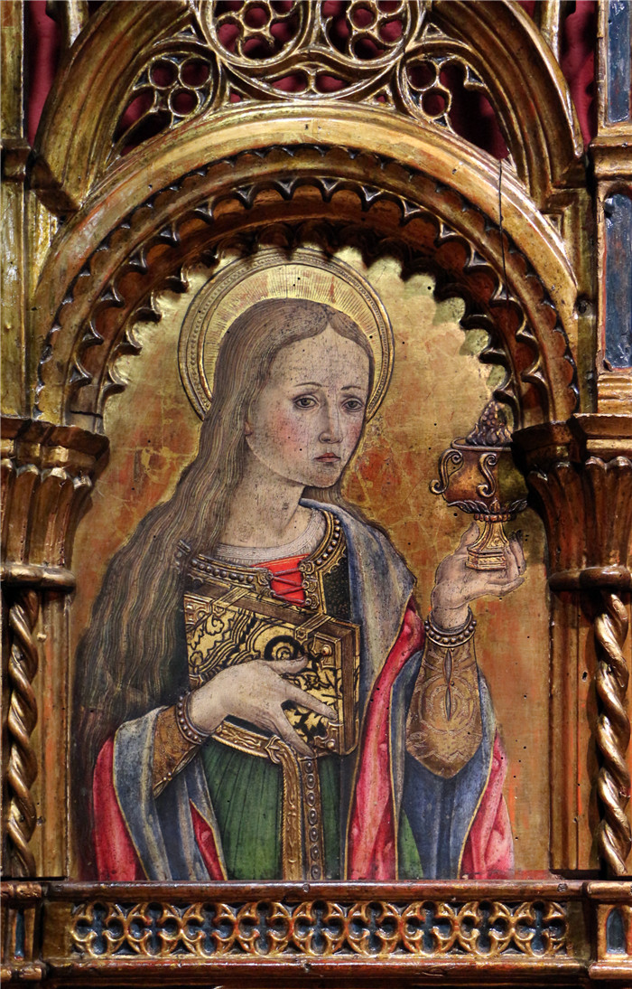 维托雷·克里维利(Vittorio Crivelli)高清作品-圣塞维里诺的多联画, 02