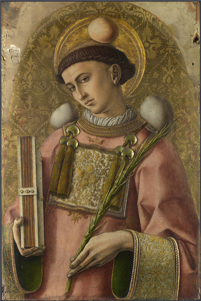卡洛·克里维利(Carlo Crivelli)作品-圣斯蒂芬Saint Stephen