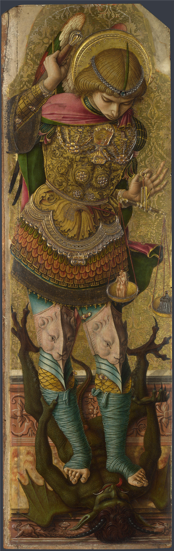 卡洛·克里维利(Carlo Crivelli)作品-圣迈克尔Saint Michael
