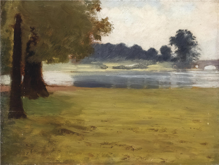 朱塞佩·德·尼蒂斯(Giuseppe De Nittis)作品-英国风景