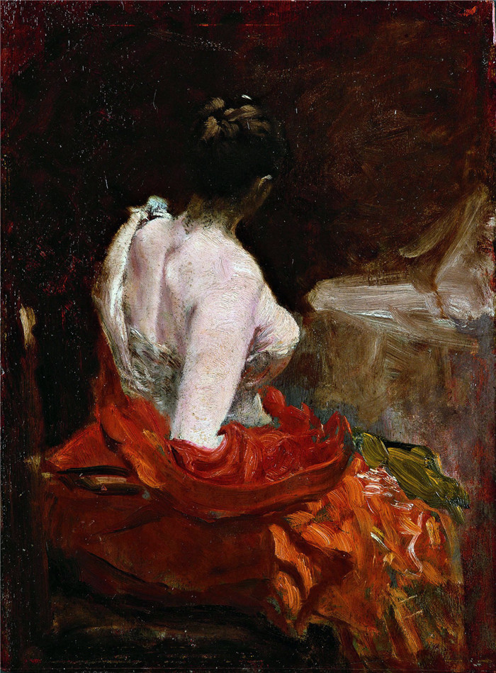 朱塞佩·德·尼蒂斯(Giuseppe De Nittis)作品-巴莱塔·巴里barletta bari 1846