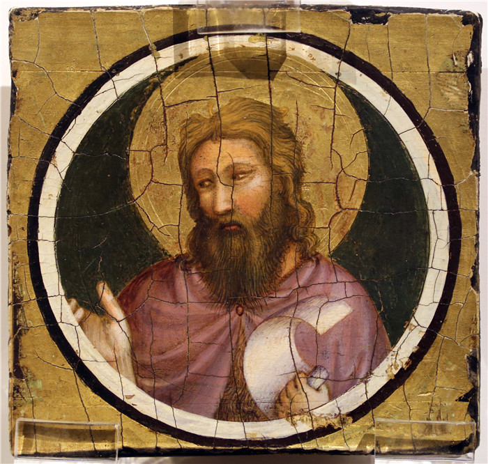 乔托·迪·邦多纳(Giotto di Bondone)高清作品-圣弗朗西斯和乔瓦尼·巴蒂斯塔