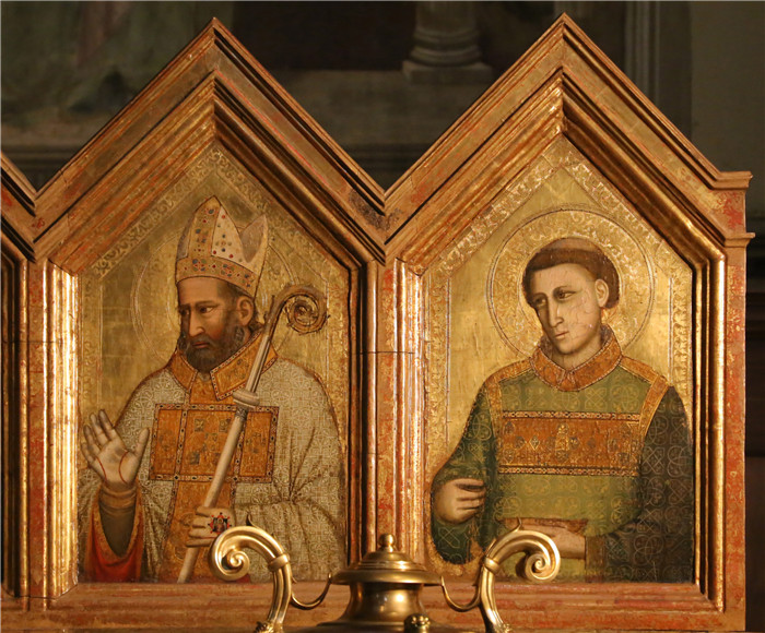 乔托·迪·邦多纳(Giotto di Bondone)高清作品-圣雷帕拉塔的波利普蒂奇Polittico di Santa Reparata, 1310 ca. 05