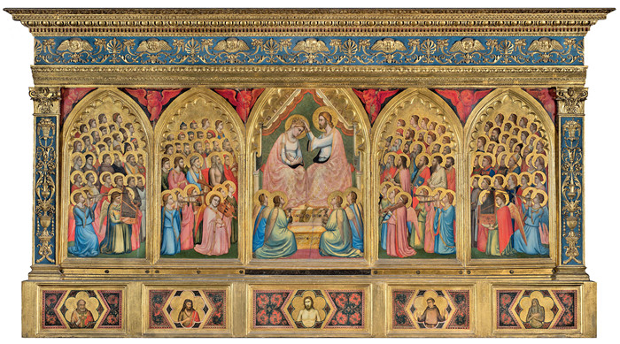 乔托·迪·邦多纳(Giotto di Bondone)高清作品-巴朗切利多普蒂奇教堂Baroncelli Polyptych c.1334年