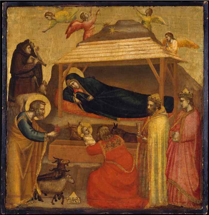 乔托·迪·邦多纳(Giotto di Bondone)高清作品-主显节 The Epiphany(born about 1430,