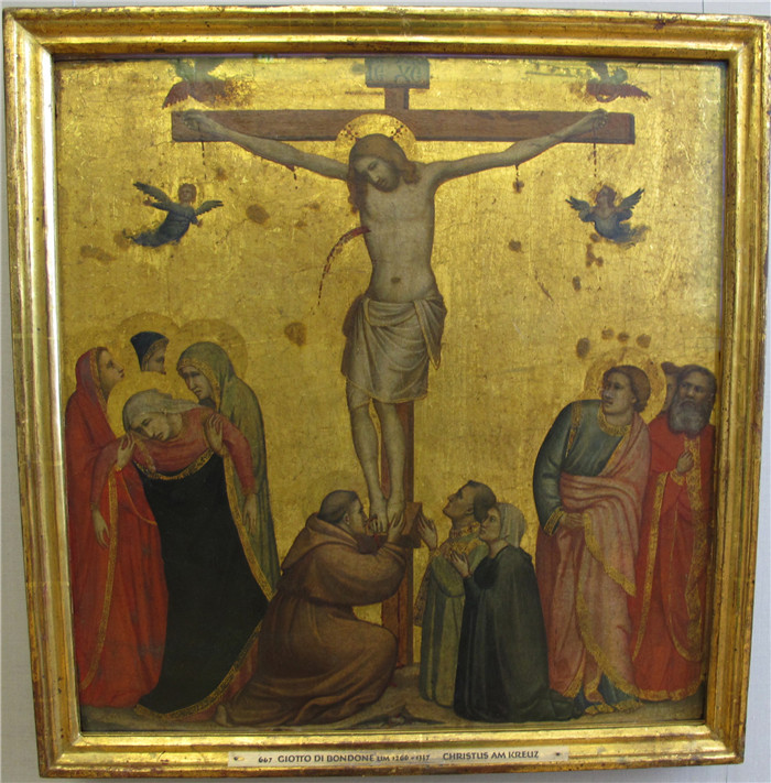 乔托·迪·邦多纳(Giotto di Bondone)高清作品-钉死在十字架上crocifissione