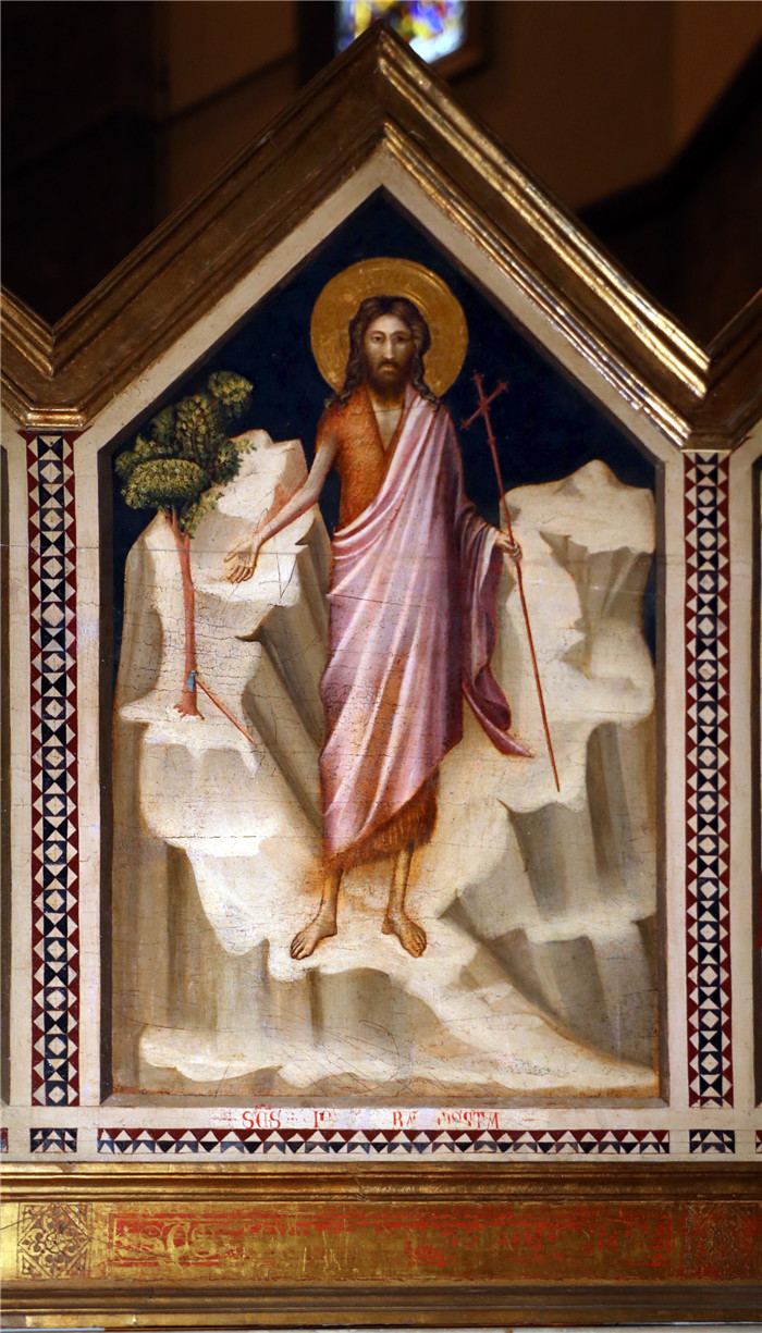 乔托·迪·邦多纳(Giotto di Bondone)高清作品-圣雷帕拉塔的波利普蒂奇Polittico di Santa Reparata, 1310 ca. 09