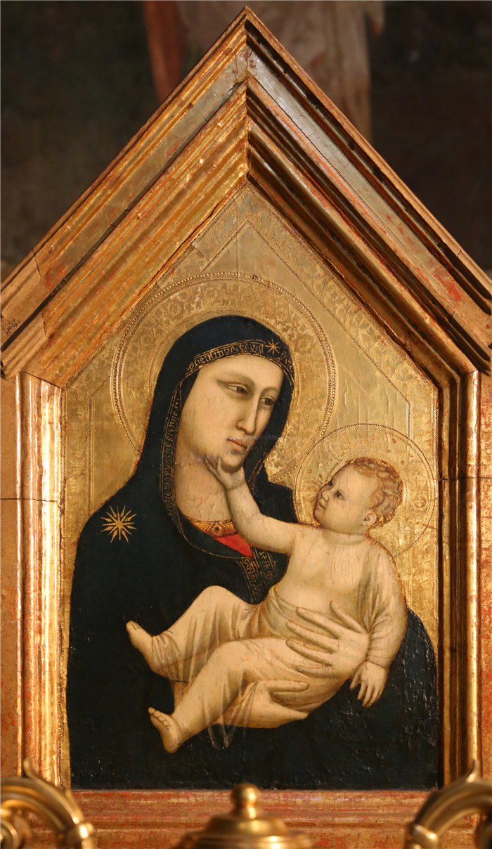 乔托·迪·邦多纳(Giotto di Bondone)高清作品-圣雷帕拉塔的波利普蒂奇Polittico di Santa Reparata, 1310 ca. 04