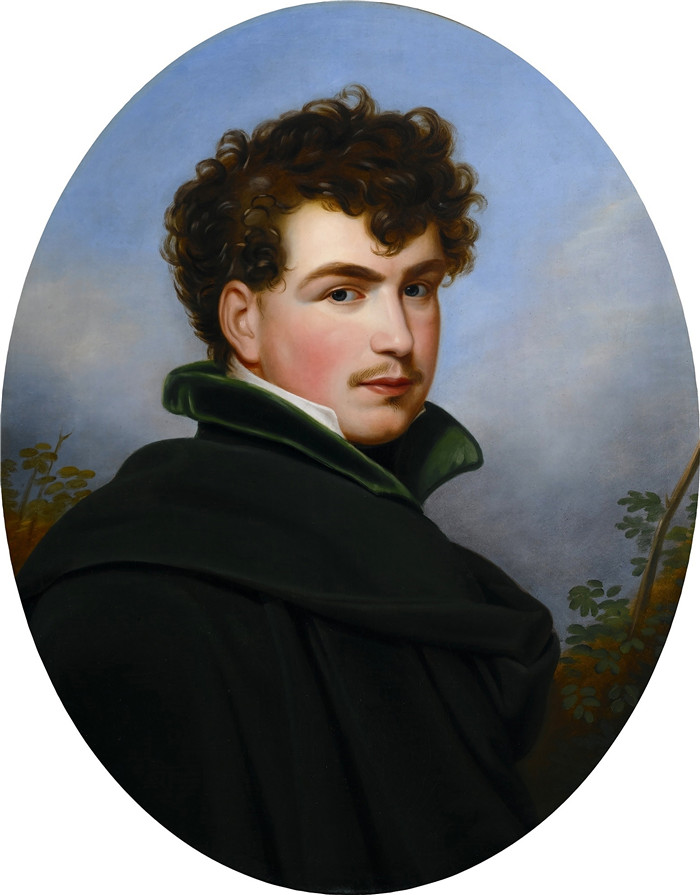 约瑟夫·卡尔·斯蒂勒 (Joseph Karl Stieler)作品-卡尔·特奥多尔肖像