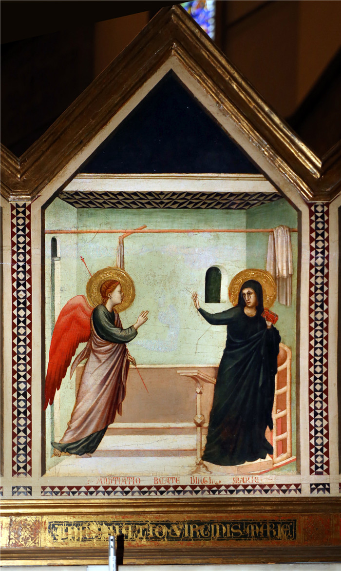 乔托·迪·邦多纳(Giotto di Bondone)高清作品-圣雷帕拉塔的波利普蒂奇Polittico di Santa Reparata, 1310 ca. 10