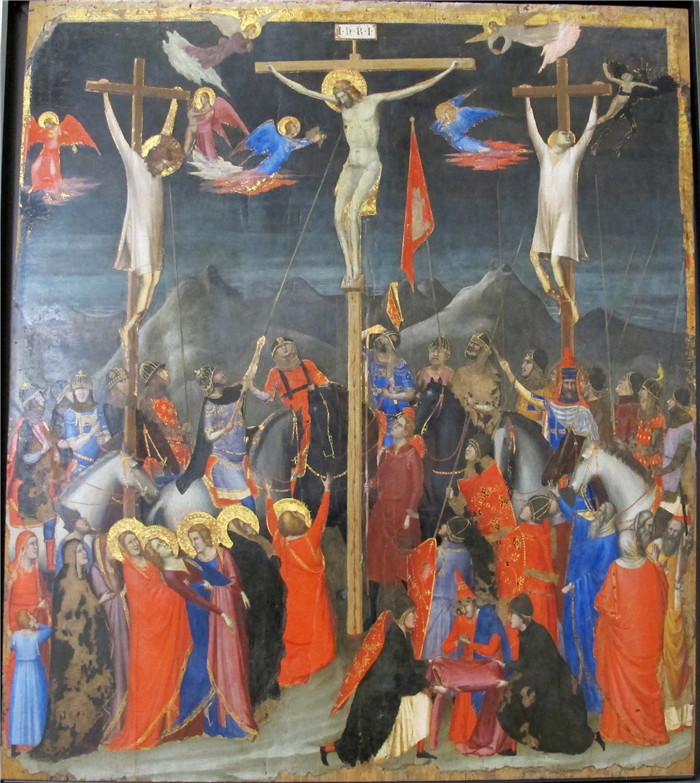乔托·迪·邦多纳(Giotto di Bondone)高清作品-被钉十字架crocifissione, 1328 -1332 ca. 01