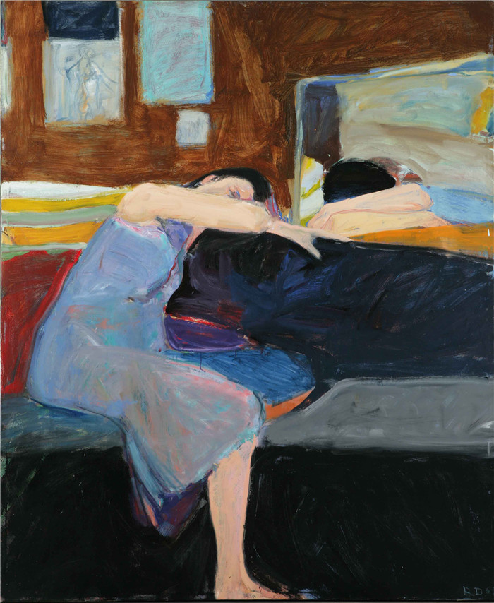 理查德·迪本科恩(Richard Diebenkorn)高清作品-1965Untitled