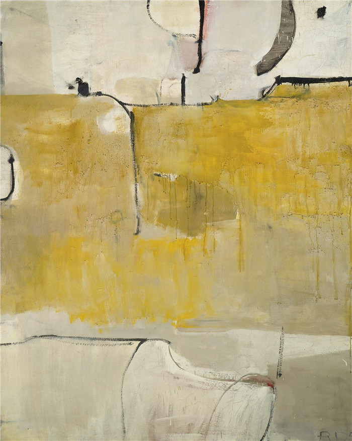 理查德·迪本科恩(Richard Diebenkorn)高清作品-阿尔伯克基 1951Albuquerque