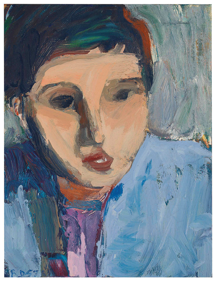 理查德·迪本科恩(Richard Diebenkorn)高清作品-1957Portrait of N